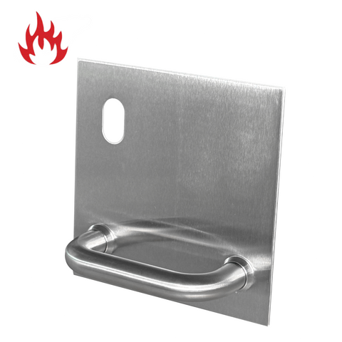 Square' (162 SERIES) EXTERNAL - Cylinder Hole & 'D' Handle (LEFT)