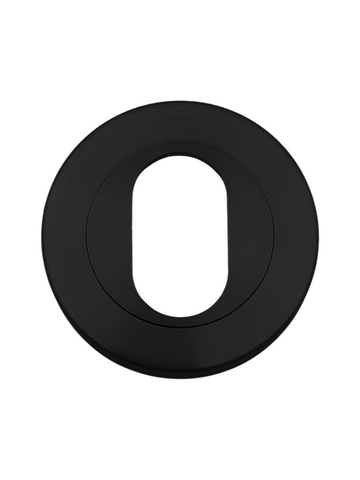 Round (53mm Dia.) - Cylinder Escutcheon *BLACK*