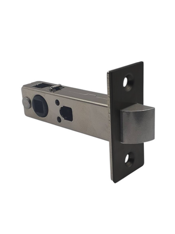 H/Duty PASSAGE LATCH (60mm Backset) - Suits Passage Furniture Set *Matte BLACK*