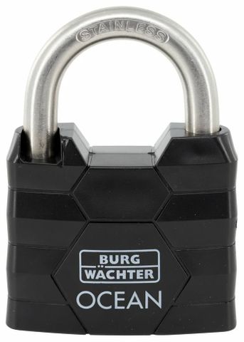'Ocean' 50mm  PADLOCK - CARDED  (KD)