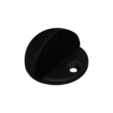 'Architectural' DOORSTOP - 45 dia. x 24mm (h) *Floor Mounted*  304 Stainless Steel *Matte Black*
