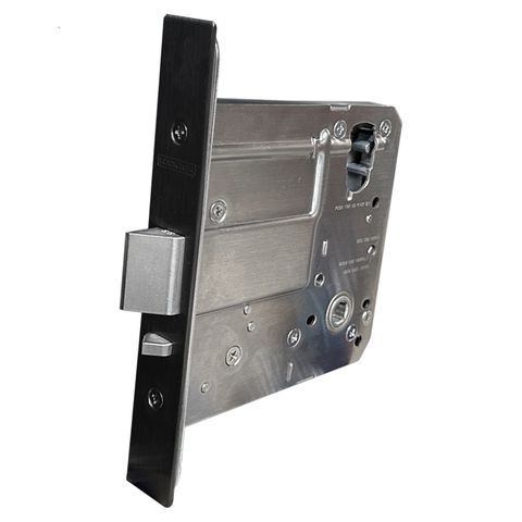 95mm Backset MORTICE LOCK *Matte Black*