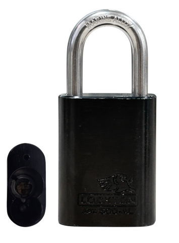 500 Series'  40mm (ALC) PADLOCK 'AL13&trade;' *BLACK* - S/STEEL SHKL.