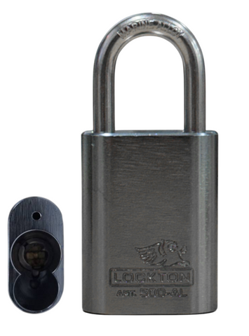 500 Series'  40mm (ALC) PADLOCK 'AL13&trade;' *GUN METAL* - S/STEEL SHKL.