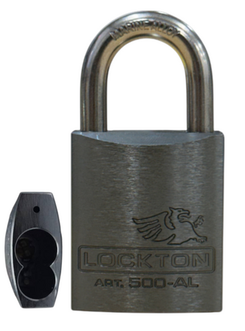 500 Series'  45mm (ALC) PADLOCK 'AL13&trade;' *GUN METAL* - S/STEEL SHKL.
