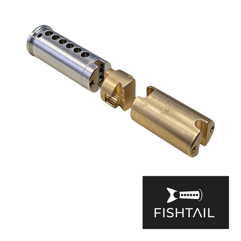 'FishTail' BARREL EXTENSION (570) &ndash; suits 62mm Oval Cylinder Housing
