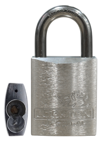 500 Series'  45mm (ALC) PADLOCK 'AL13&trade;' *SILVER* - S/STEEL SHKL.