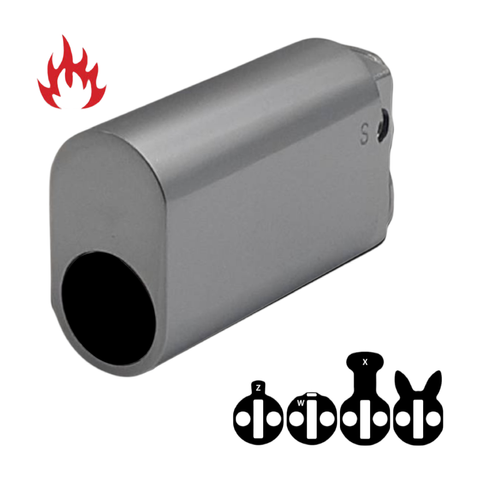 570 OVAL CYL. *EXTENDED* 50mm (ALB) *Satin Chrome*