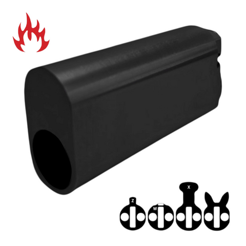 570 OVAL CYL. *EXTENDED* 62mm (ALB) *Matte Black*