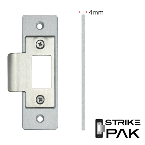 'StrikePak' MAIN STRIKE PLATE (4mm Thick) *Silver*