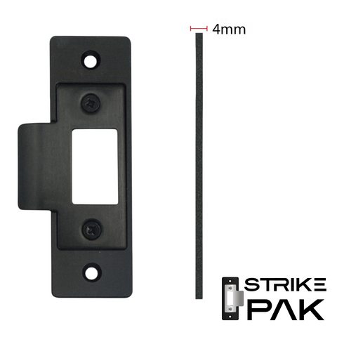 'StrikePak' MAIN STRIKE PLATE (4mm Thick) *Black*