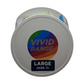 'Barrel' KEY TAGS (Size:7 *LRG*) VIVID Colours - 70 Tags (7 Vivid Colours; 10 of Each)