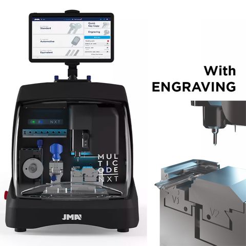 'MULTICODE NXT' CODE MACHINE with Edge & Milling Cutters *With ENGRAVING*