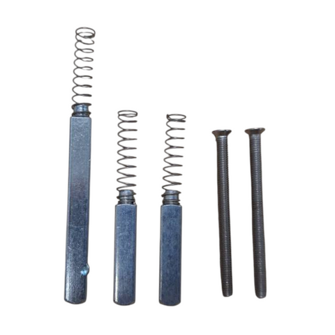 'E-Series' Spare SPINDLE + SCREW PACK - Suits CADELL52 Electronic Locks (50-60mm Door Thickness) *Silver*