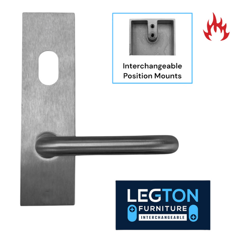 'LEG-TON&trade;' (SQ. END) EXTERNAL - Cylinder Hole & Lever