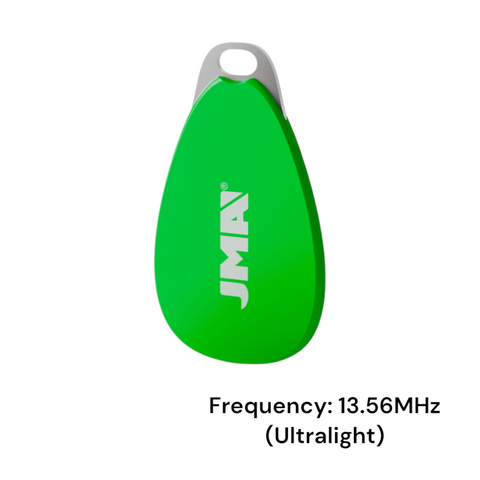 High Frequency KEY FOB (13.56MHz) - ULTRALIGHT Compat. - Suits JMA REBADGE-2 *GREEN*