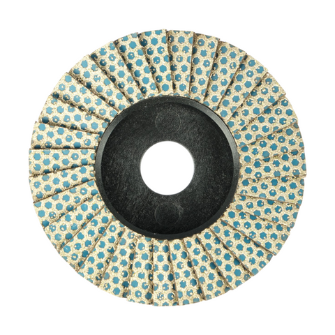 '60 Grit' Diamond Coated FAN (Flapper) SANDING DISC - Pkt of 2