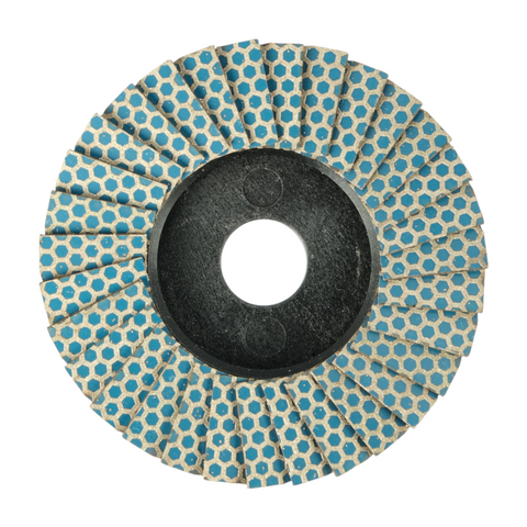 '120 Grit' Diamond Coated FAN (Flapper) SANDING DISC - Pkt of 2