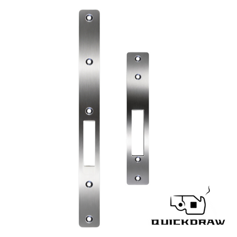 'QuickDraw' TIMBER KIT (590ML-QD-28HKB) for Timber Doors *Stainless Steel*