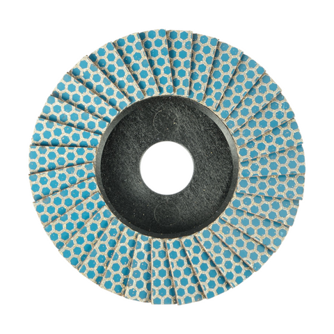 '200 Grit' Diamond Coated FAN (Flapper) SANDING DISC - Pkt of 2