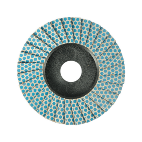 '200 Grit' Diamond Coated FAN (Flapper) SANDING DISC - Pkt of 2