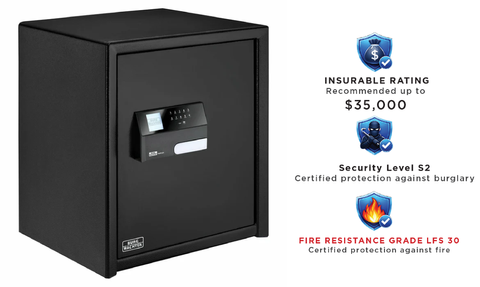 ' Profi-Safe' Security & Fire SAFE *Certified* - Electronic (50-Litres)