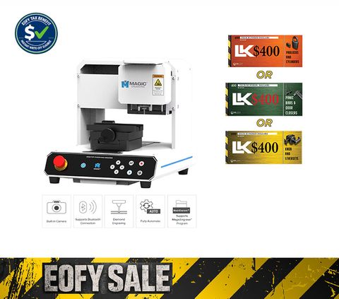 'Magic 3S' - ENGRAVING MACHINE  EOFY '26  (Valid till 30 JUNE 2026)