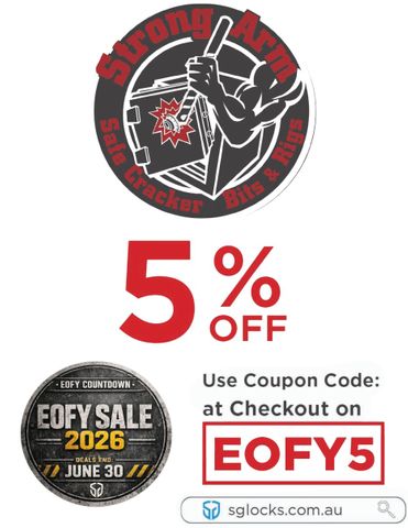 ' STRONG ARM' - 5% discount on all STRONG ARM Items (Valid till 30 JUNE 2026)
