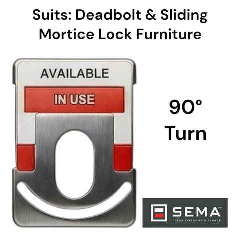 SEMA&trade; Replacement DISPLAY PANEL KIT (90&deg;) - *AVAILABLE / IN-USE* - Suits D/BOLT & SLIDING 60mm ML