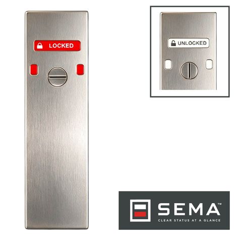 'SEMA&trade;' Wide (SQ END) External *Locked/Unlocked Ind.* Emergency Turn Only