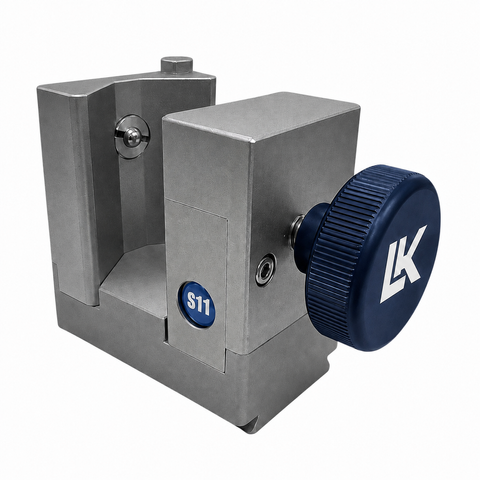 'S11' Optional CYLINDER ENGRAVING JAW *inc. OVAL CYL INSERT* -  Suits LK ORIGEN KEY MACHINE