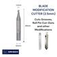 Optional END-MILL CUTTER (2.5mm) For Blade Modification -  Suits LK ORIGEN KEY MACHINE