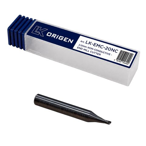 'Standard' END-MILL CUTTER (2.0mm) *NON-CONDUCTIVE* -  Suits LK ORIGEN KEY MACHINE