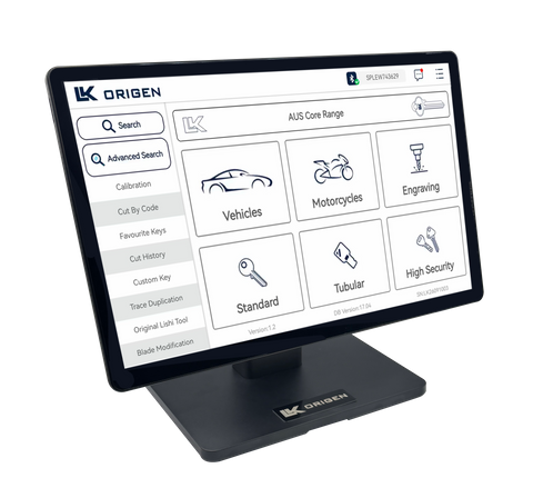 'Optional' Free Standing *COMMAND* TABLET (15.6")  -  Suits LK ORIGEN KEY MACHINE