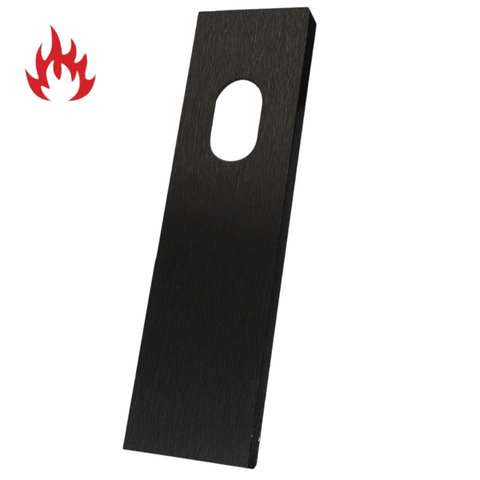 'Wide'  (SQ. END) EXTERNAL - Cylinder Hole Only *BLACK*