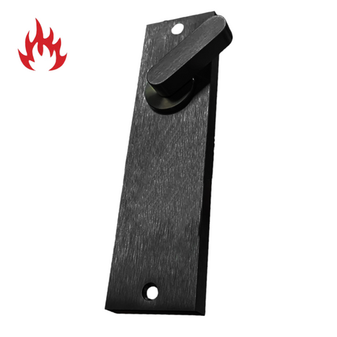Square End' - INT PLATE - DA SNIB ONLY  *Matte BLACK* - No Screw Stop on snib