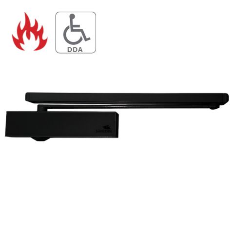 '195 Series' DOOR CLOSER - Cam Action - PULL (1-5) *MATTE BLACK*