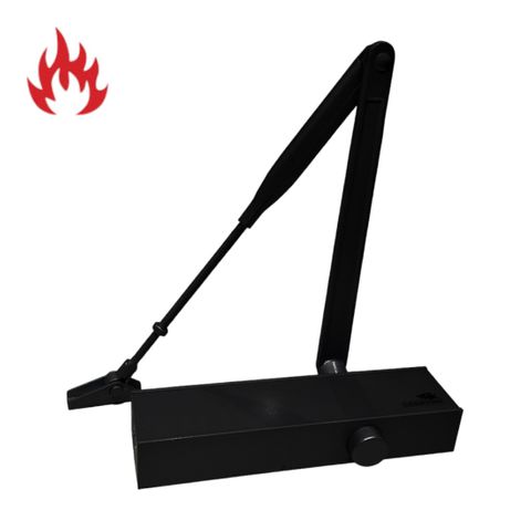 '160 Series' DOOR CLOSER - Rack & Pinion - (2-4) *MATTE BLACK*