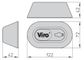 'Compact' VAN LOCK (2 x) - PAIR of Locks (Keyed Alike)