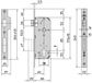 Euro Cyl. MORTICE LOCK (40mm B/Set) - Double-Throw