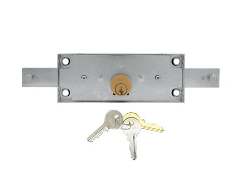 Heavy Duty ROLLER SHUTTER LOCK (154 x 59mm) *Fixed Pin*