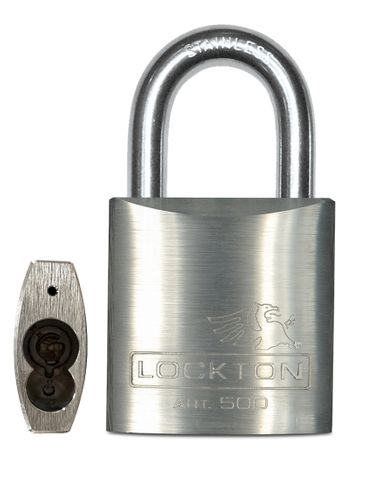 500 Series' 50mm (ALC) PADLOCK - S/STEEL SHKL.