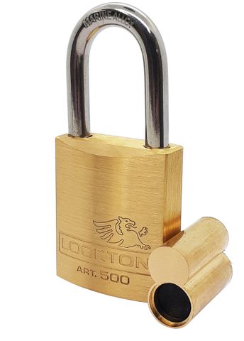 500 Series (LS) 45mm (ALB) PADLOCK - 38mm S/STEEL LONG SHKL.