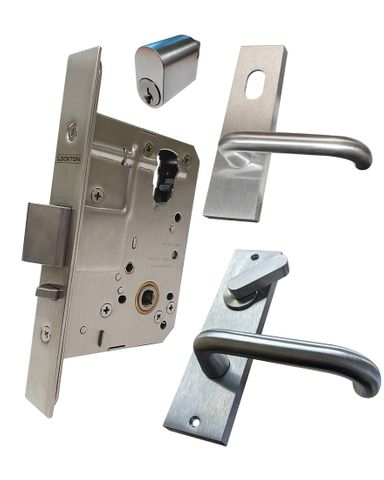 '60mm' Mortice Lock KIT5 (DISABILITY) - Inc. Lock, Furniture & Cylinder