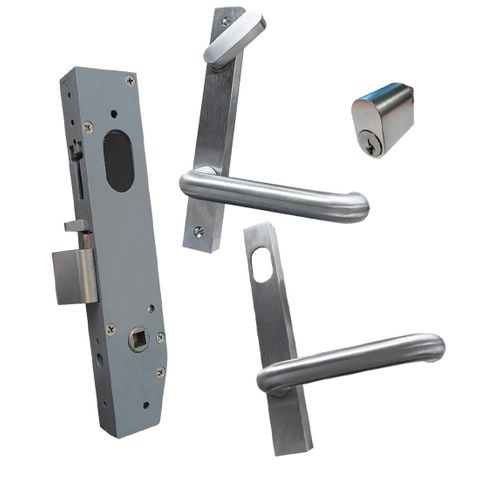 23mm Mortice Lock KIT5 (DISABILITY) - Inc. Lock, Furniture & Cylinder