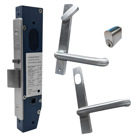 23mm Mortice Lock KIT5 (DISABILITY) - Inc. Lock, Furniture & Cylinder