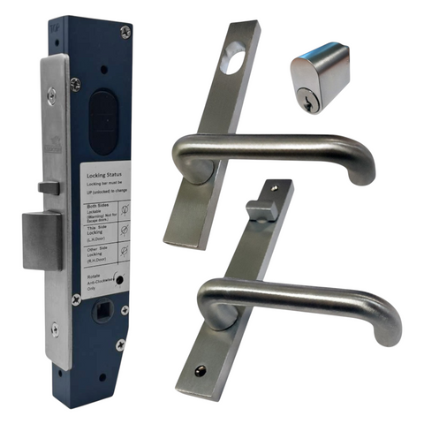 23mm Mortice Lock KIT2 (ENTRANCE) - Inc. Lock, Furniture & Cylinder