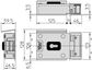 'V06-WB' Electric GATE LOCK (Universal Handing) 70mm B/set - Suits Bi-Directional Gates *Galvanised Steel*