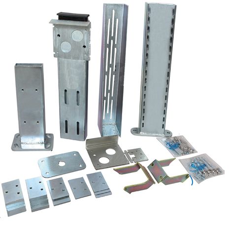 Accessory Horizontal INSTALL KIT for Sliding Gates - For V09 Electric Gate Lock *Galvanised Steel*