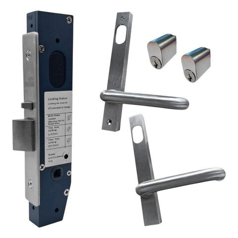 23mm Mortice Lock KIT4 (DOUBLE CYL.) - Inc. Lock, Furniture & Cylinders